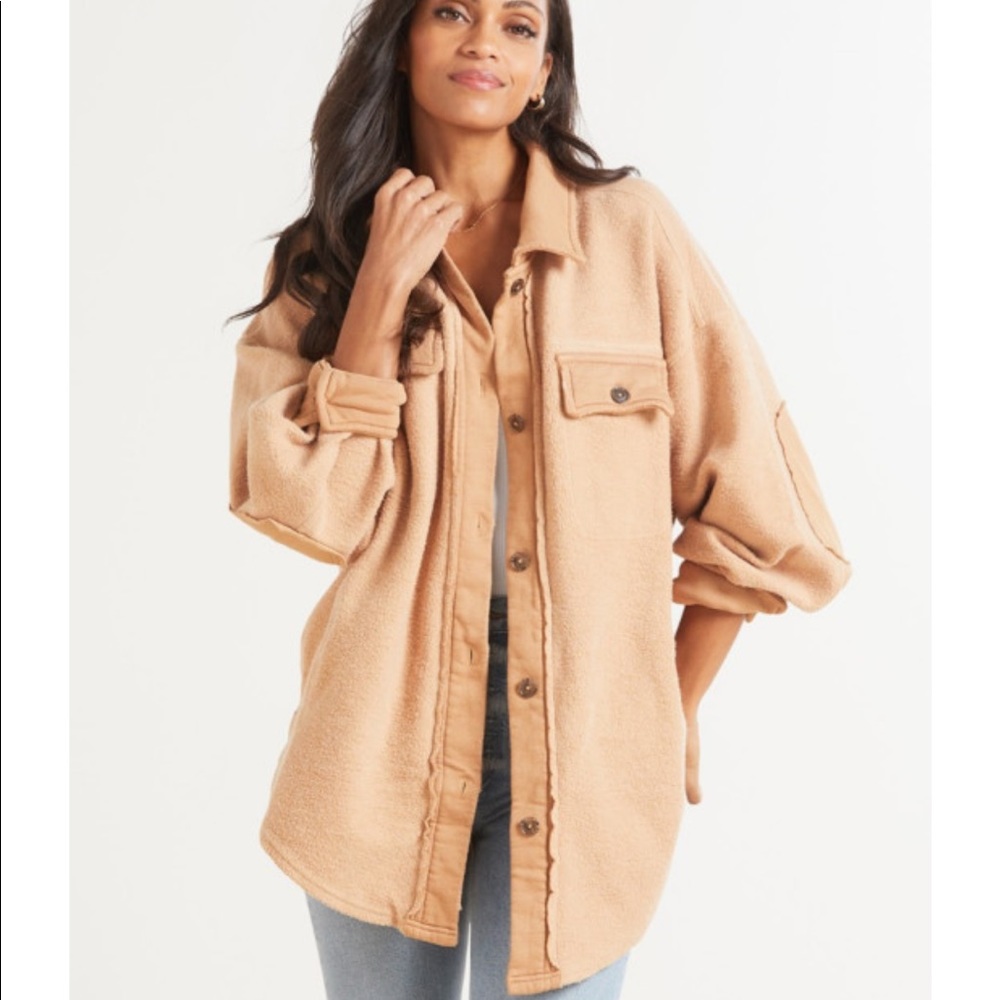 Chunky oversized button up Sweater - Free People